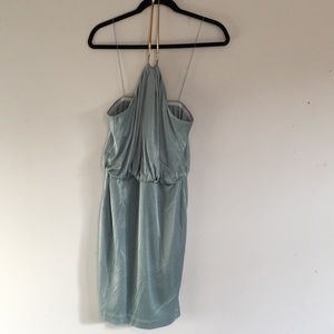 Boston Proper Mint Green Halter Dress